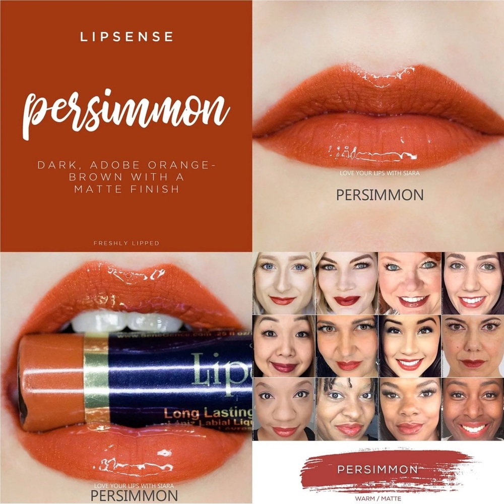 LipSense Persimmon Lip Color